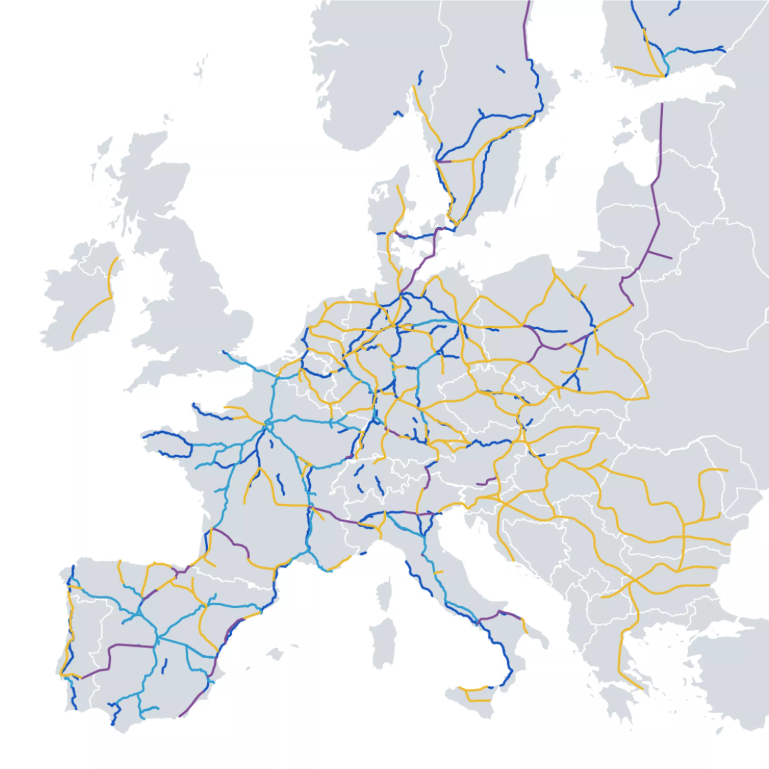 Rail Europe Map 2023